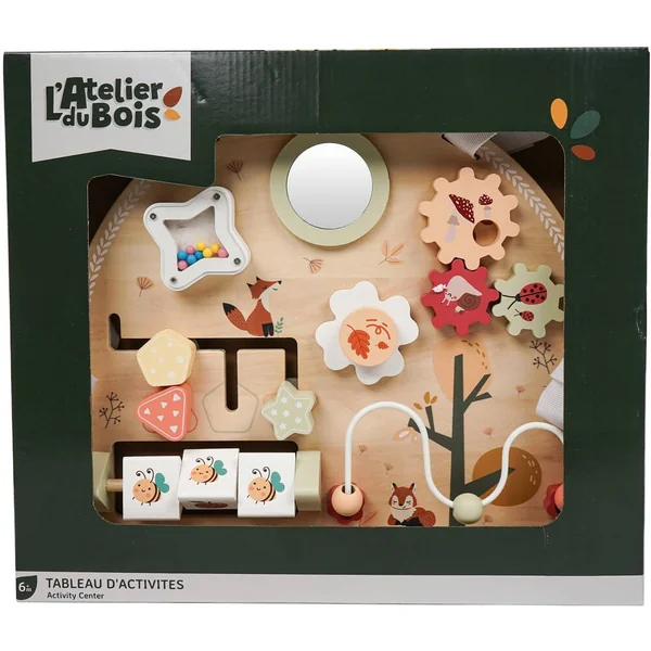 TABLEAU D'ACTIVITES EN BOIS