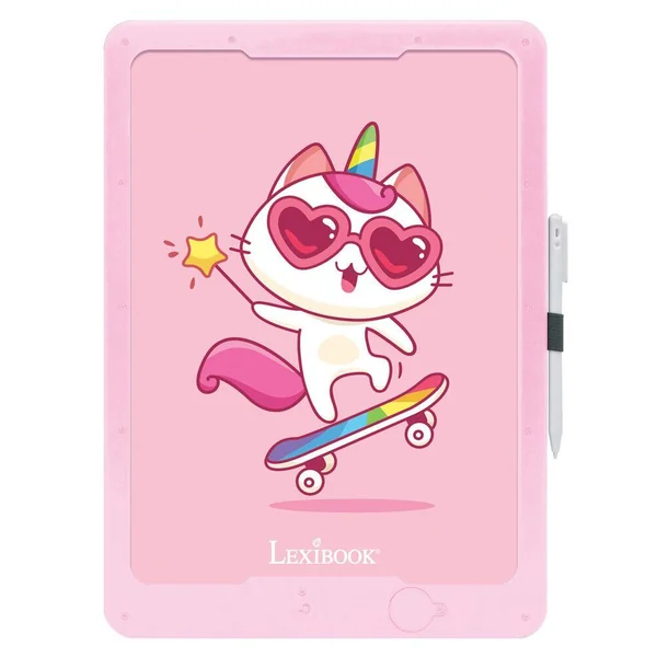 TABLETTE A DESSINS E-INK MULTICOLORE 35CM AVEC POCHOIRS