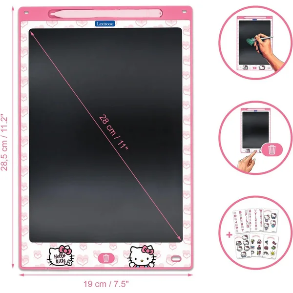 Tablette à dessin avec E-ink - Hello Kitty