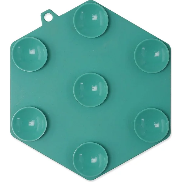 Tapis de léchage Epic Pet Lick&Snack hexagone vert clair 17x15cm