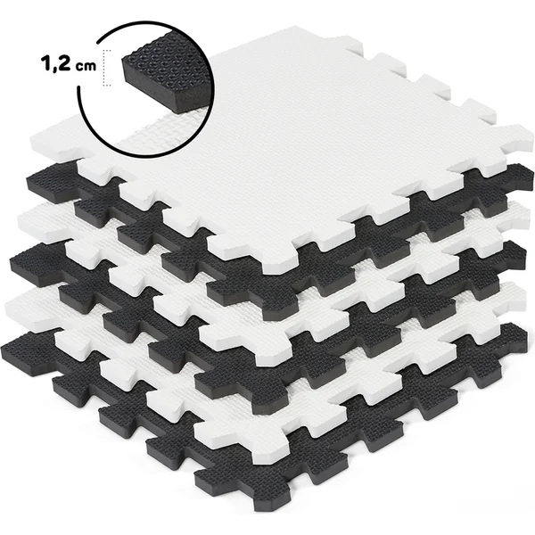 Tapis en mousse puzzle Luno 150x180 cm Black Kinderkraft 2020