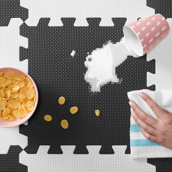 Tapis en mousse puzzle Luno 150x180 cm Black Kinderkraft 2020