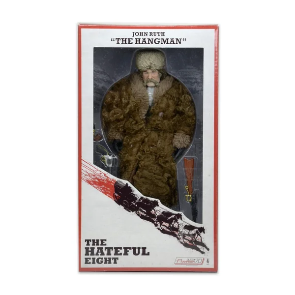 TARANTINO, THE HATEFUL EIGHT / LES HUIT SALOPARDS: assortiment de 8 figurines "retro" articulées 20 cm