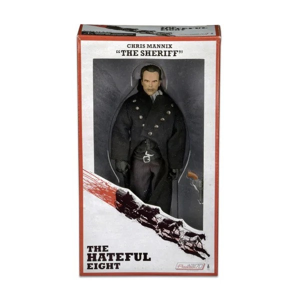 TARANTINO, THE HATEFUL EIGHT / LES HUIT SALOPARDS: assortiment de 8 figurines "retro" articulées 20 cm