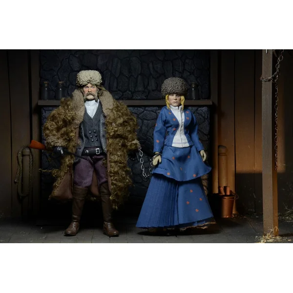 TARANTINO, THE HATEFUL EIGHT / LES HUIT SALOPARDS: assortiment de 8 figurines "retro" articulées 20 cm