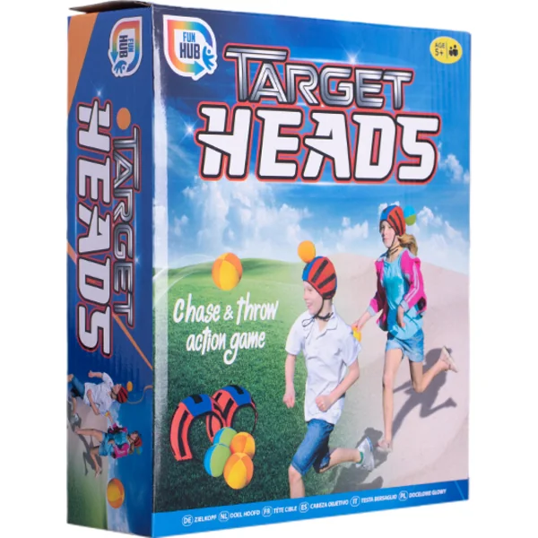 Target Heads - casquette avec velcro et 4 balles