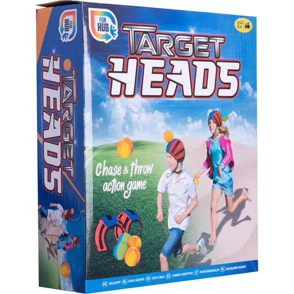 Target Heads - casquette avec velcro et 4 balles