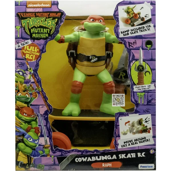 TEANAGE MUTANT NINJA TURTLE - COWABUNGA SKATE RADIOCOMMANDE RAPHAEL - FILM