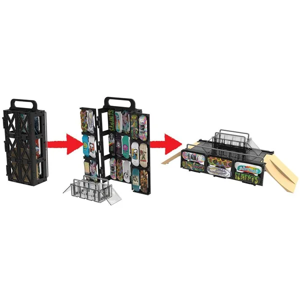 TECH DECK COFFRET TRANSFORMABLE PLAY & DISPLAY