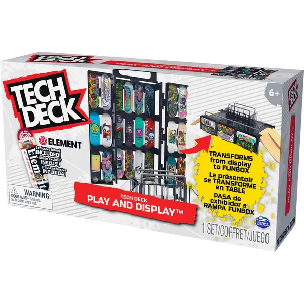 TECH DECK COFFRET TRANSFORMABLE PLAY & DISPLAY