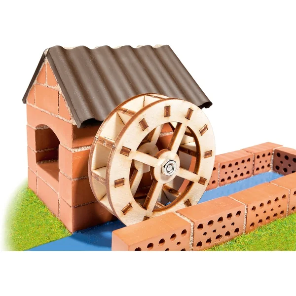 TEIFOC kit de construction Moulin à eau 60 pièces