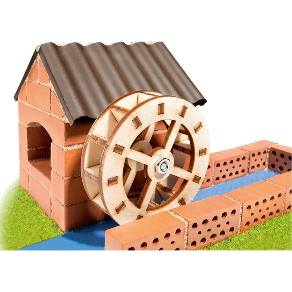 TEIFOC kit de construction Moulin à eau 60 pièces