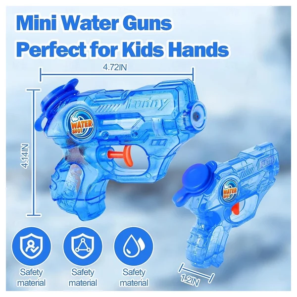 Teorema - Outdoor Play Equipment - Pocket Water Pistol - Neon Colours - 3+ Years