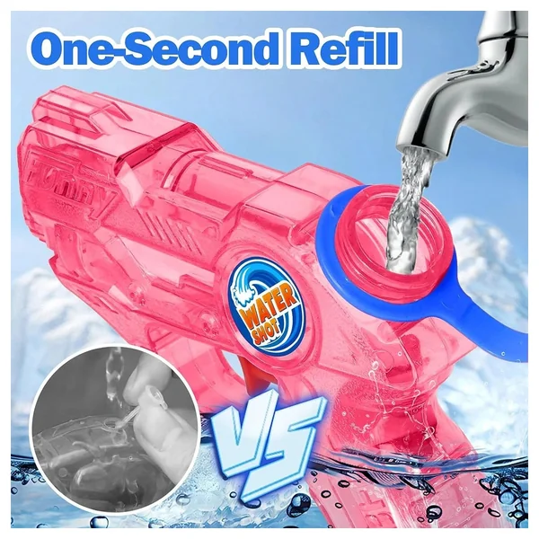 Teorema - Outdoor Play Equipment - Pocket Water Pistol - Neon Colours - 3+ Years