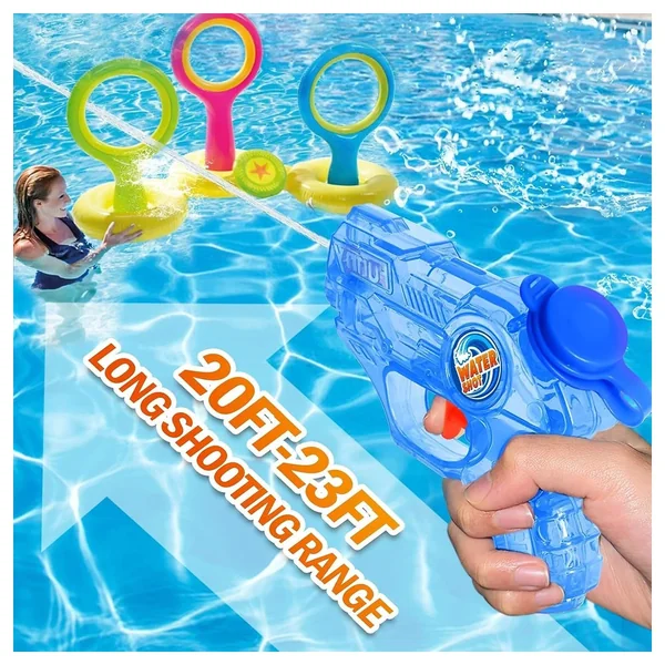 Teorema - Outdoor Play Equipment - Pocket Water Pistol - Neon Colours - 3+ Years