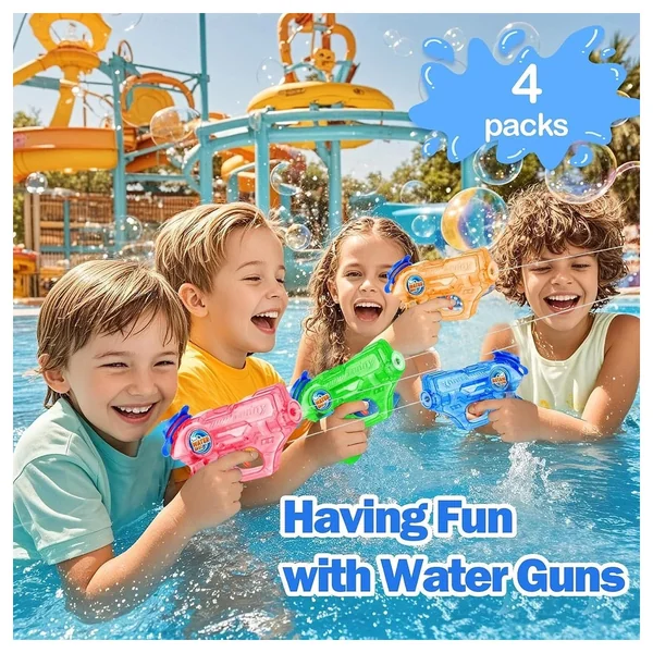 Teorema - Outdoor Play Equipment - Pocket Water Pistol - Neon Colours - 3+ Years