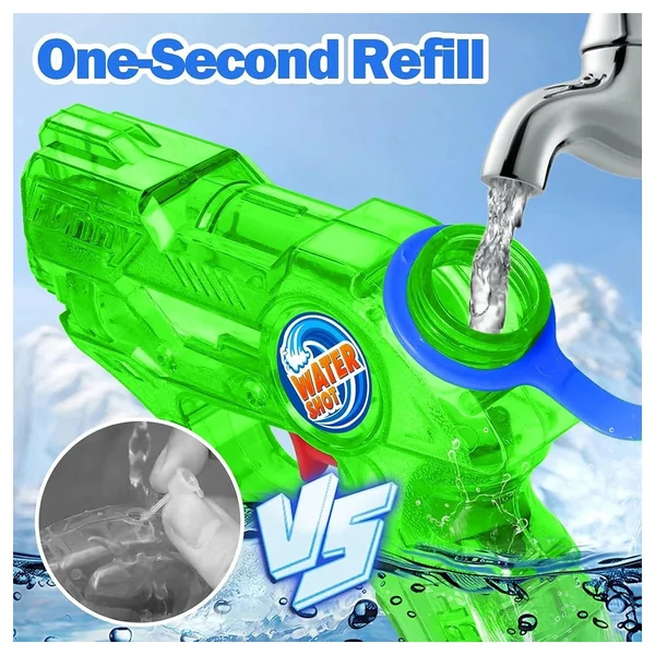 Teorema - Outdoor Play Equipment - Pocket Water Pistol - Neon Colours - 3+ Years