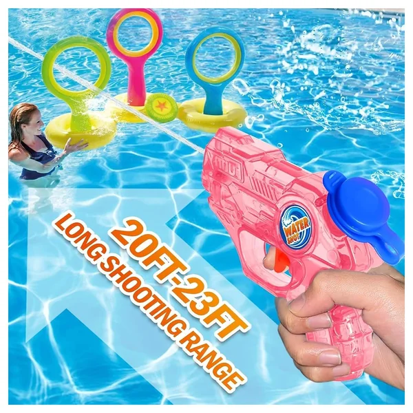 Teorema - Outdoor Play Equipment - Pocket Water Pistol - Neon Colours - 3+ Years