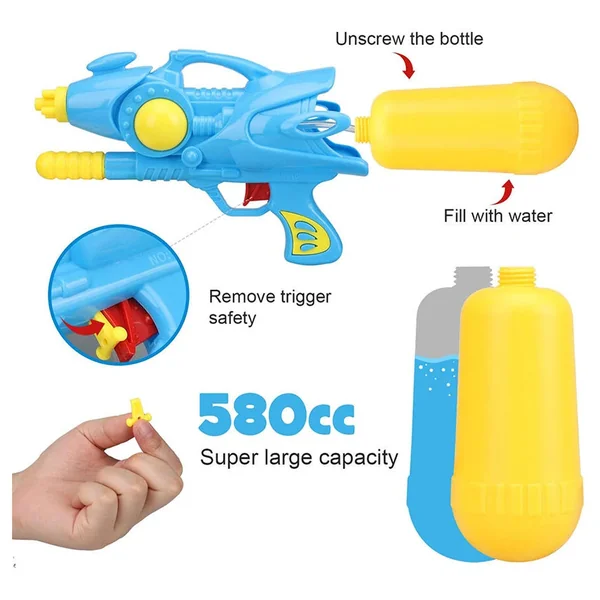 Teorema - Outdoor Play Equipment - Super Pump Soaker Water Blaster - 36cm - 3+ Years - High-Capacity Fun