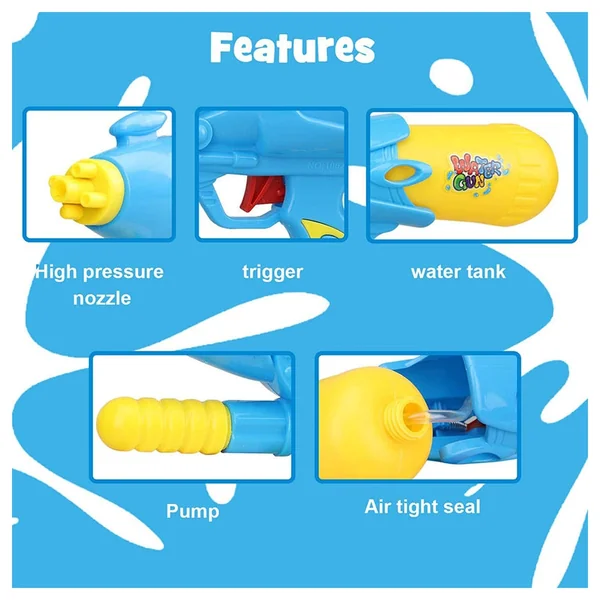 Teorema - Outdoor Play Equipment - Super Pump Soaker Water Blaster - 36cm - 3+ Years - High-Capacity Fun