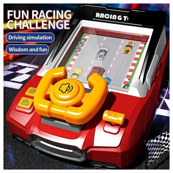 Teorema - Toy Playsets - Pilotino Broom Broom Racing Game - Red - 3+ Years - STEM Learning