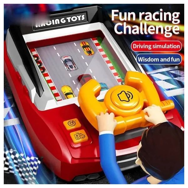 Teorema - Toy Playsets - Pilotino Broom Broom Racing Game - Red - 3+ Years - STEM Learning