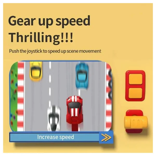 Teorema - Toy Playsets - Pilotino Broom Broom Racing Game - Red - 3+ Years - STEM Learning