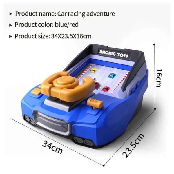 Teorema - Toy Playsets - Pilotino Broom Broom Racing Game - Red - 3+ Years - STEM Learning