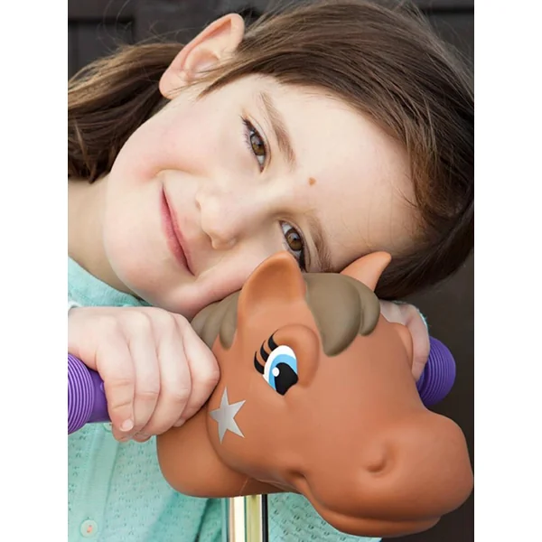 TETE DE PONEY - MARRON