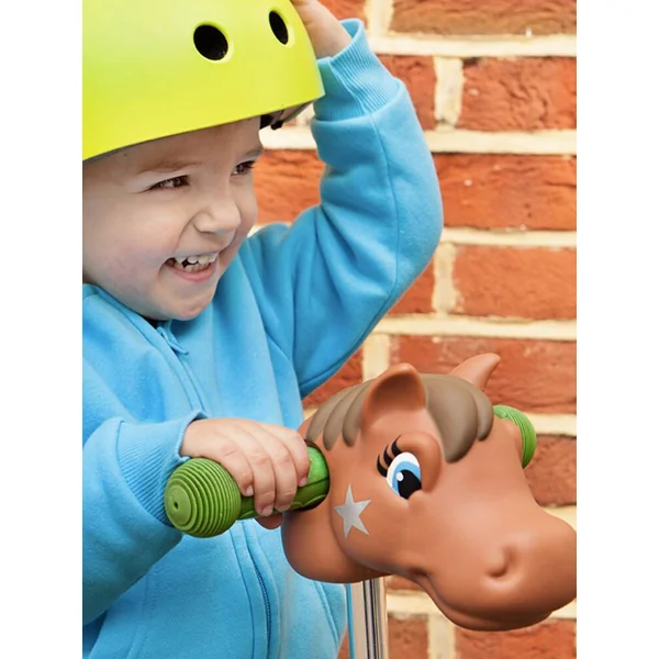 TETE DE PONEY - MARRON