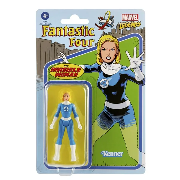 The Invisible Woman figurine Marvel Legends Retro Collection Series Hasbro 10 cm