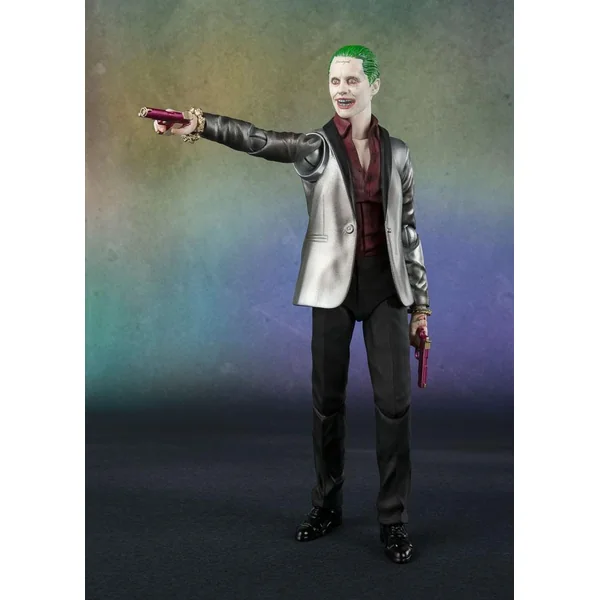 THE JOKER FIGURINE SUICIDE SQUAD TAMASHII NATIONS 15 CM