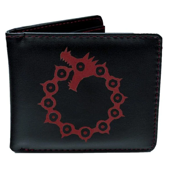 THE SEVEN DEADLY SINS - PCK WALLET + KEYRING "EMBLEME" *