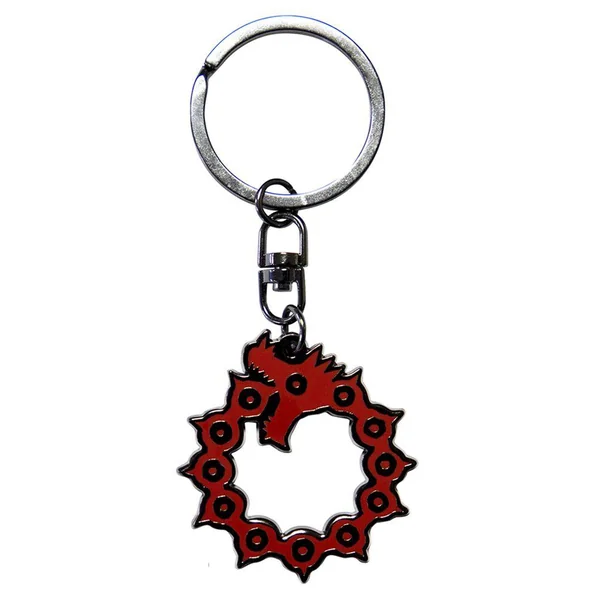 THE SEVEN DEADLY SINS - PCK WALLET + KEYRING "EMBLEME" *