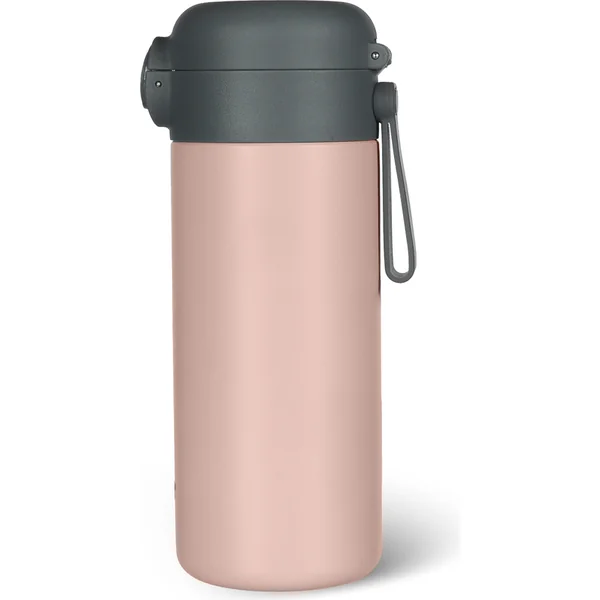 Thermos pour liquides avec paille et poignée en silicone 350 ml, Candy pink