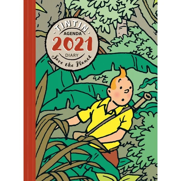 TINTIN: agenda de bureau 2021