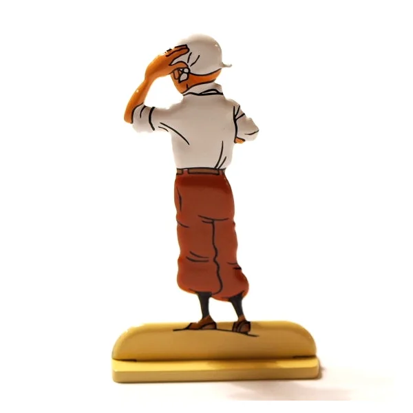 TINTIN: LE CRABE AUX PINCES D'OR - figurine 'relief' en métal 5.5 cm