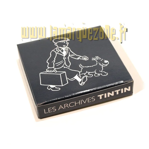 TINTIN: LE TRESOR DE RACKHAM LE ROUGE - figurine 'relief' en métal 5.5 cm