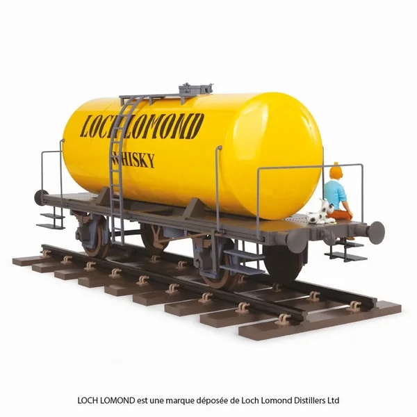 Tintin Le wagon Loch Lomond "L'Ile Noire" Tintinimaginatio 2024 (40030)