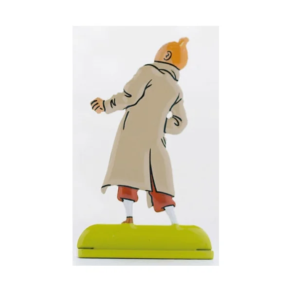 TINTIN: LES 7 BOULES DE CRISTAL - figurine 'relief' en métal 5.5 cm