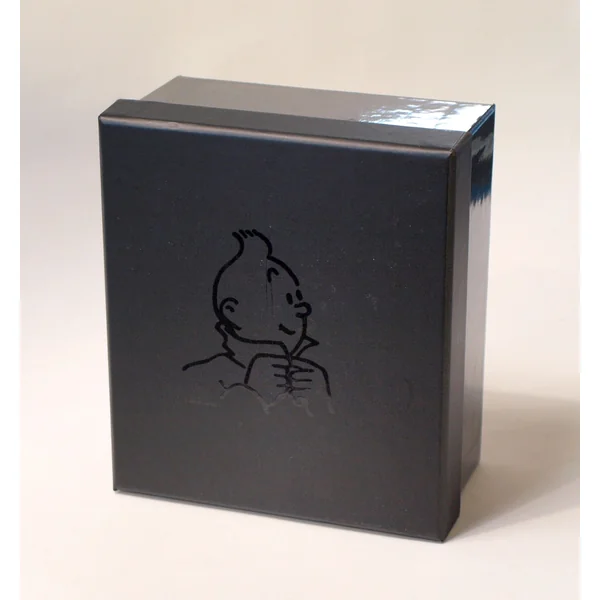 TINTIN: TINTIN BRAS CROISES, version "mate" - buste en porcelaine 12 cm