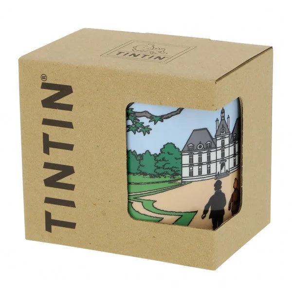 TINTIN: TINTIN ET HADDOCK, CHATEAU DE MOULINSART - mug en porcelaine