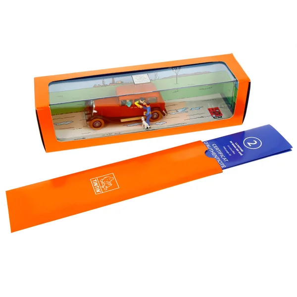 TINTIN: TINTIN TRANSPORTS N°2, LA VOITURE DE WANG JEN-GHIE - véhicule 1/43