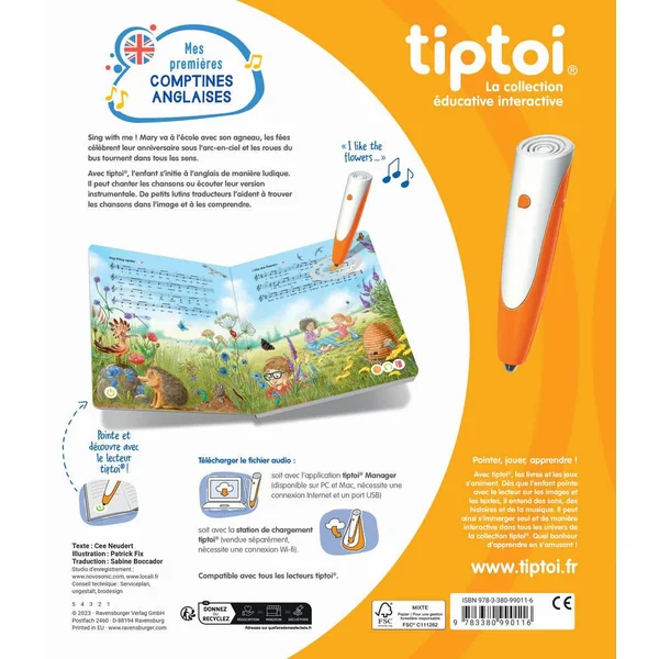TIPTOI® - MES PREMIERES COMPTINES ANGLAISES