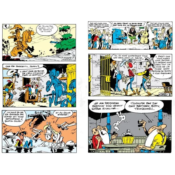 Tirage de luxe Lucky Luke: Les Rivaux de Painful Gulch (version N&B) L. Hennebelle/Monochrome Editions 2025