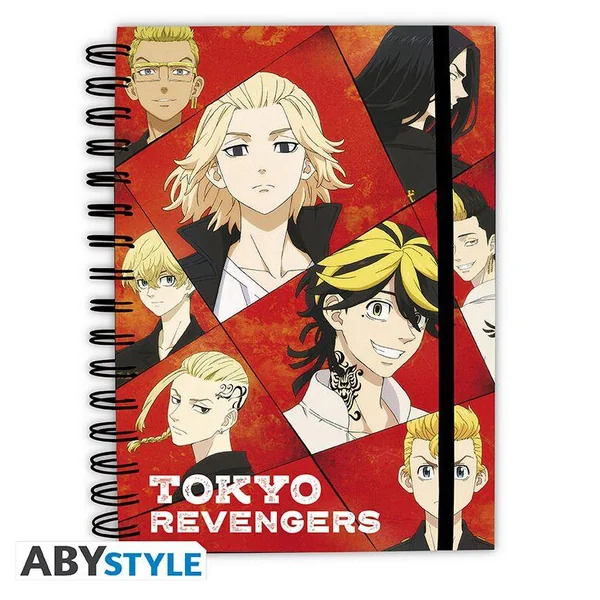 TOKYO REVENGERS - CAHIER A5 SPIRAL "REVENGERS" X4