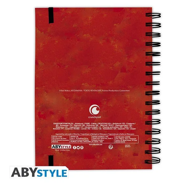 TOKYO REVENGERS - CAHIER A5 SPIRAL "REVENGERS" X4