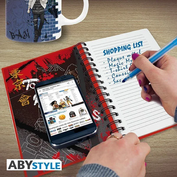 TOKYO REVENGERS - CAHIER A5 SPIRAL "REVENGERS" X4