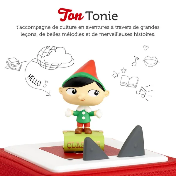 TONIES® - FIGURINE PINOCCHIO + 2 AUTRES CLASSIQUES