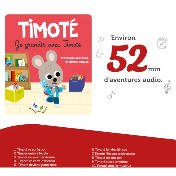 TONIES® - TIMOTE - JE GRANDIS AVEC TIMOTE